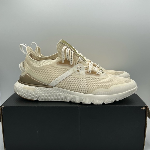 Cole Haan Cream Sneakers with smooth Sole and Textured Design - Picture 9 of 9